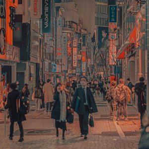 Street of Soft Neon