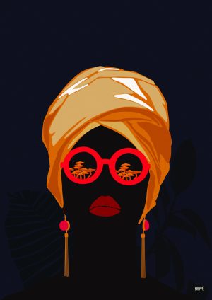 Mystery behind shades
