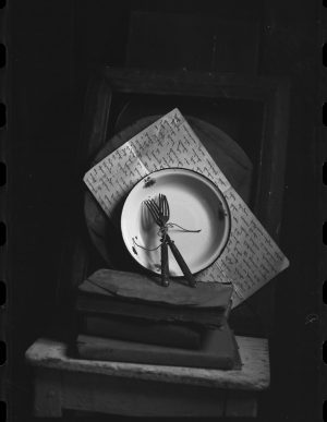 Still life on the stools 1