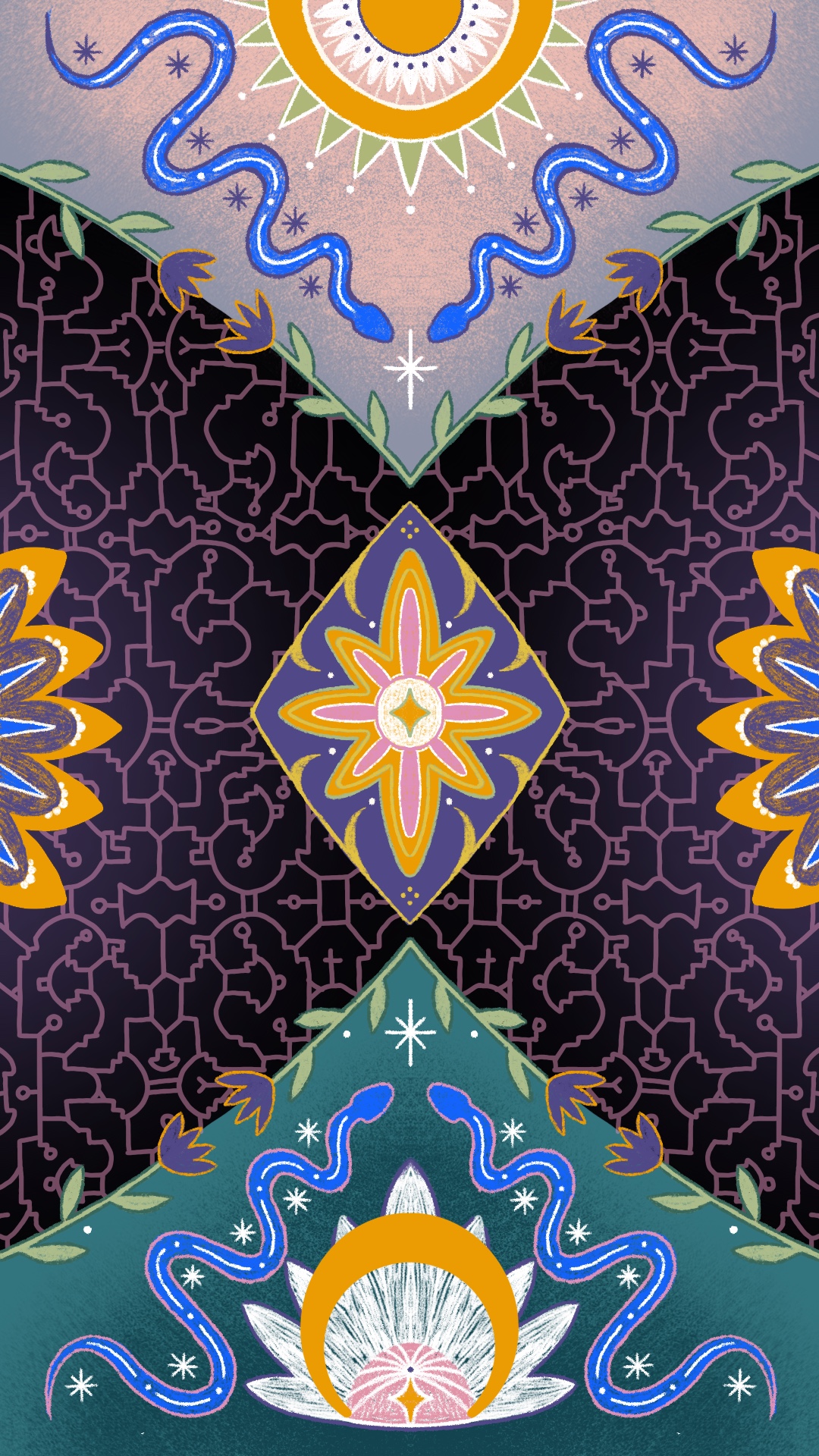Blooming Shipibo