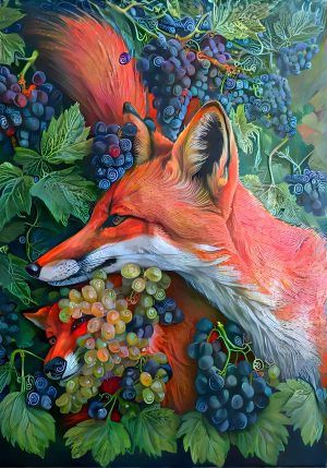 The fox and the grapes