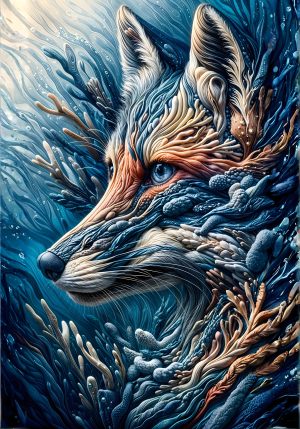 Underwater fox