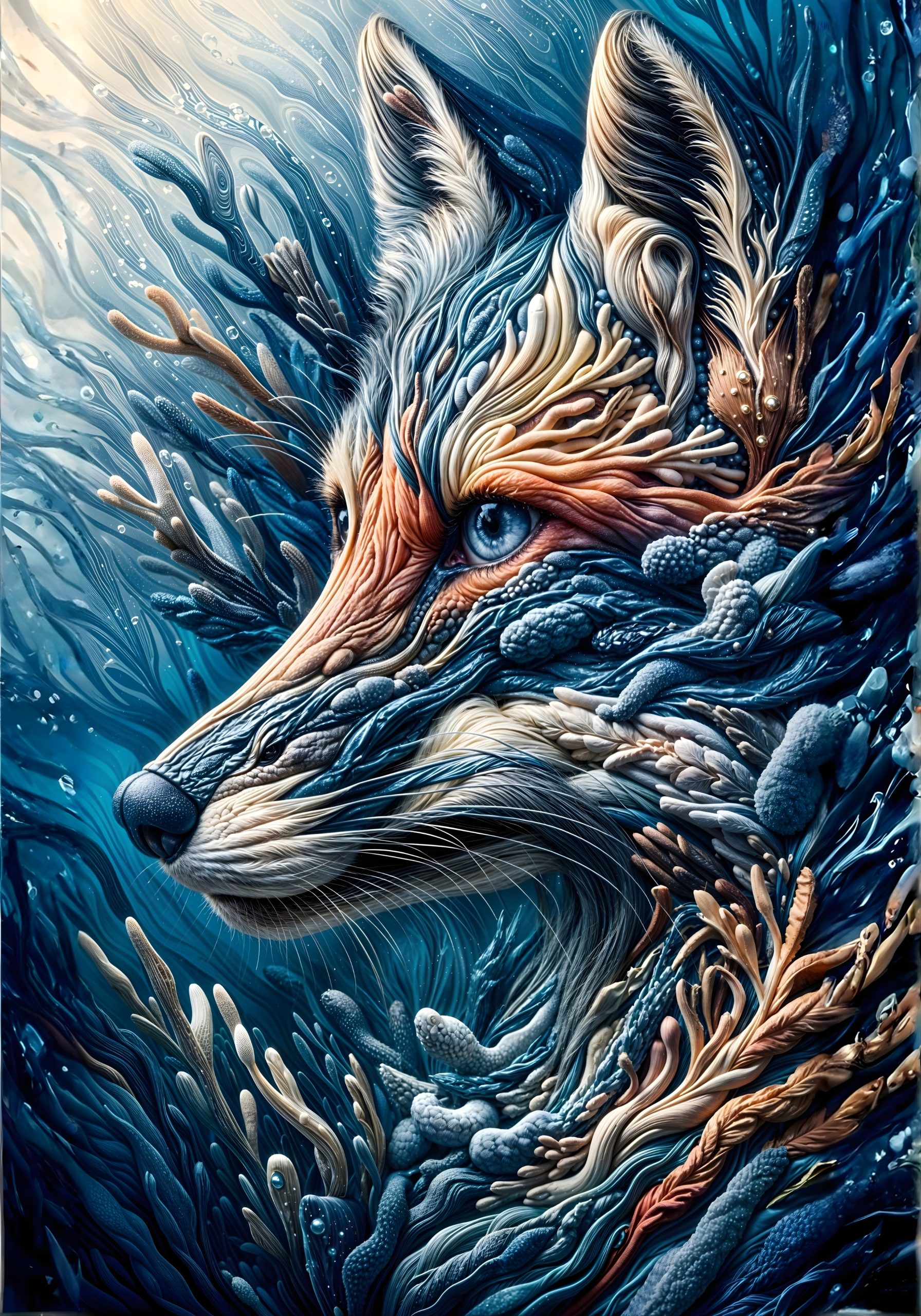 Underwater fox