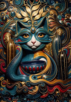 Mystical cat