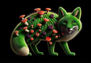 Mushroom fox