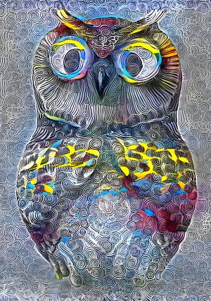 Graphic owl