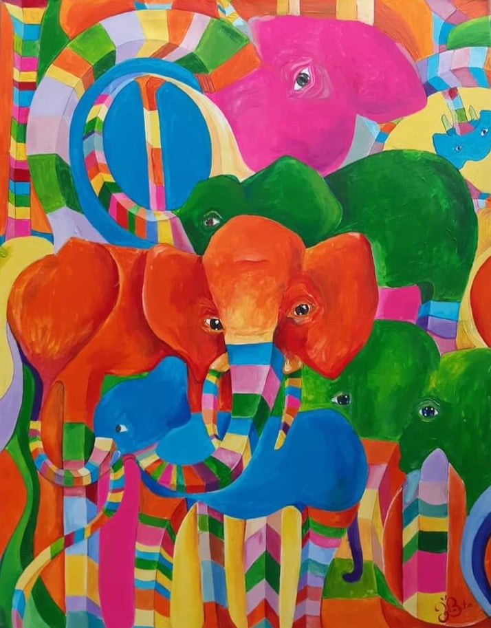 Joyful Elephants
