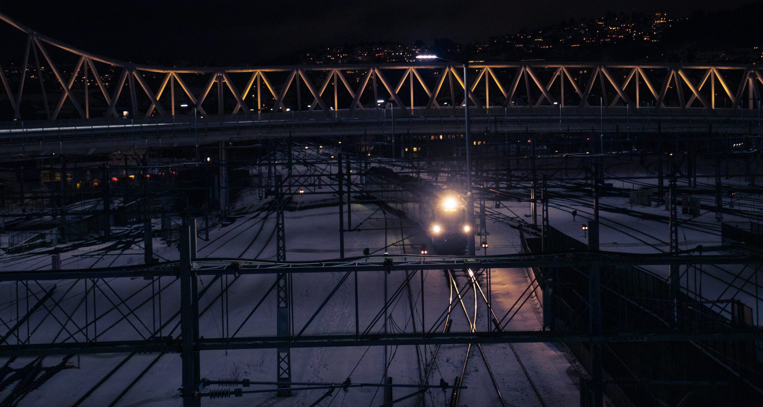 Winter Night Train