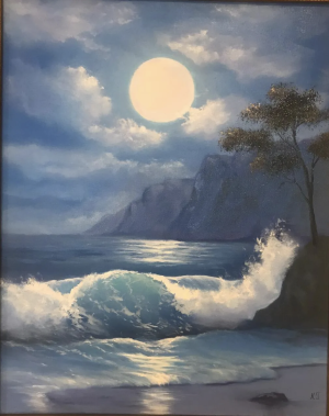Moonlit evening