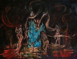 Dance around the campfire light
