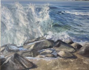Foaming with White Horses