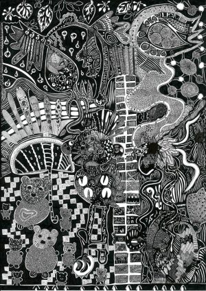In the depths of the ocean (Original Artwork)
