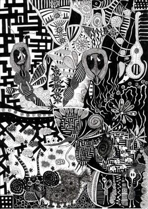 Spilled tea (Original Artwork)