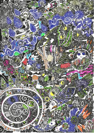 Stripping Away the Artificial (Original Artwork)