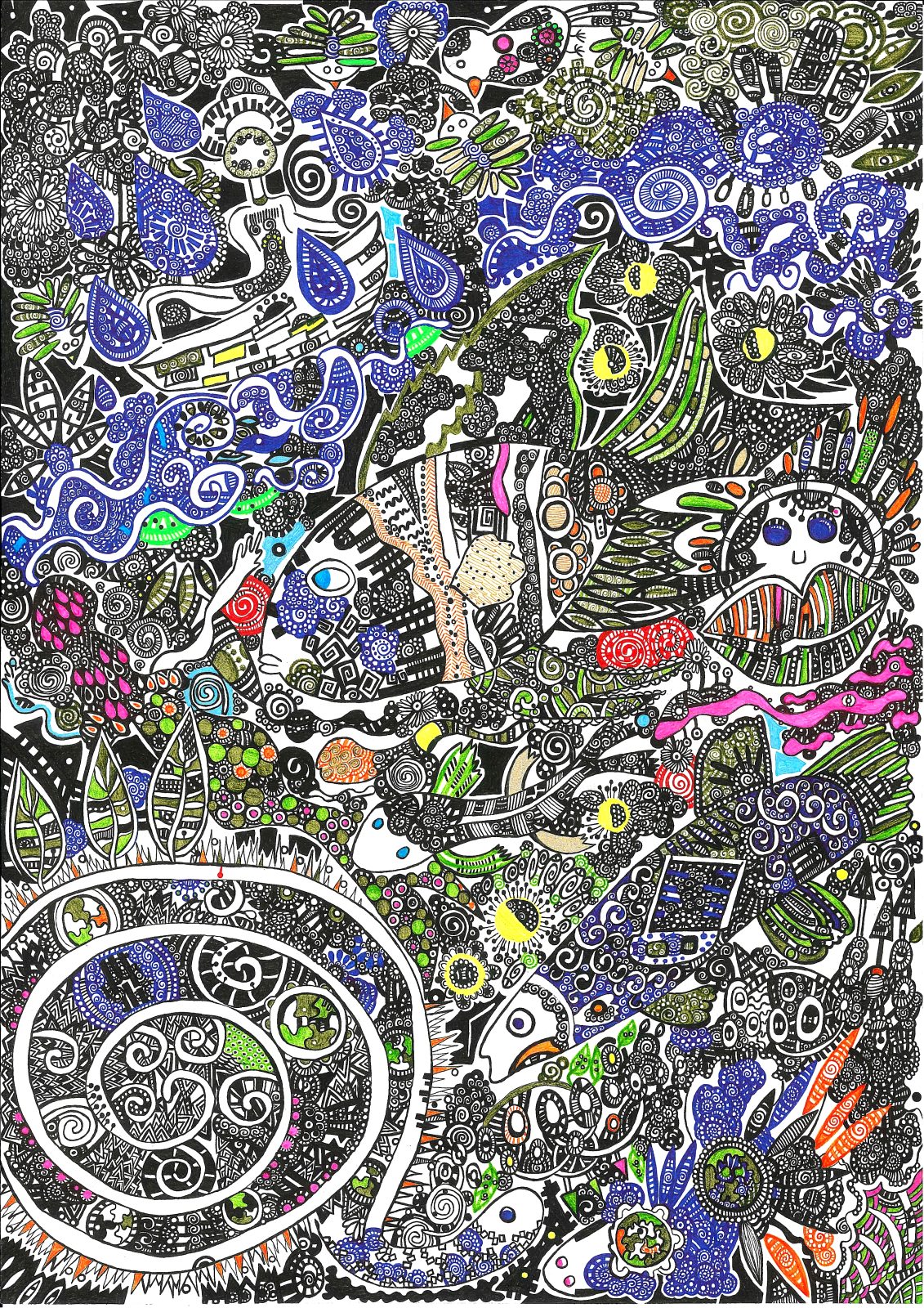 Stripping Away the Artificial (Original Artwork)