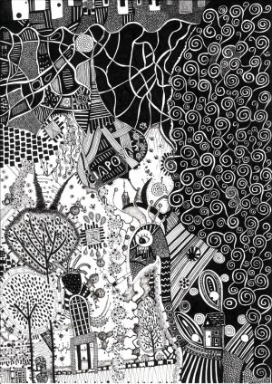 The Peacock (Original Artwork)