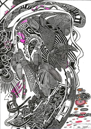 Words like cigarettes (Original Artwork)
