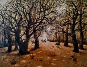 Stroll in the Oak Grove