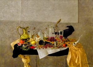 Still Life with Raven (Cornucopia)