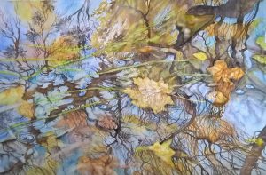 Autumn water mazes